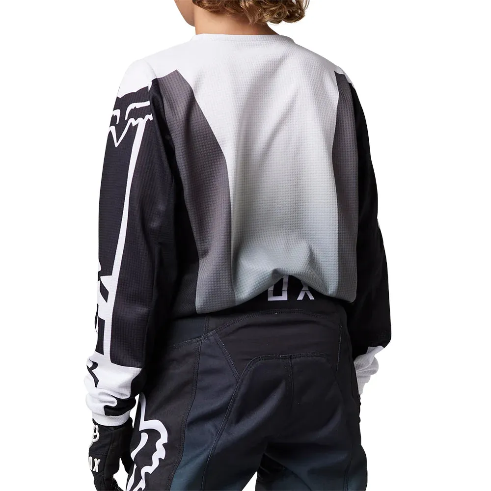 23 FOX YOUTH 180 LEED JERSEY [BLACK/WHITE] YL