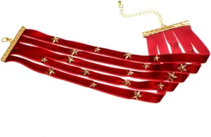 5 Layered Layering Necklaces for Women Fashion Jewelry, Star Choker Layered Gold Necklaces for Women
