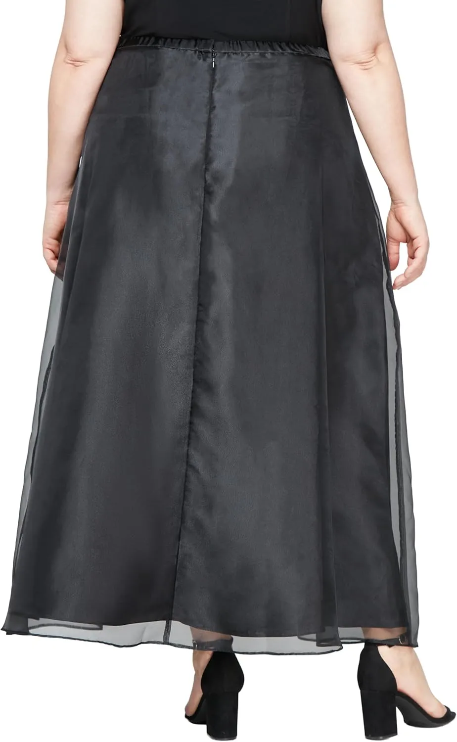 Alex Evenings Women's Full Length Formal Maxi Skirt (Plus Size)