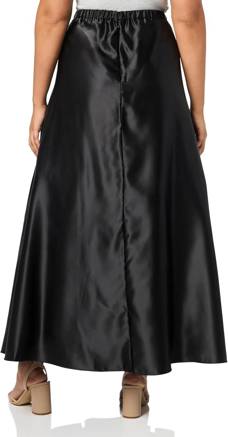 Alex Evenings Women's Full Length Formal Maxi Skirt (Plus Size)