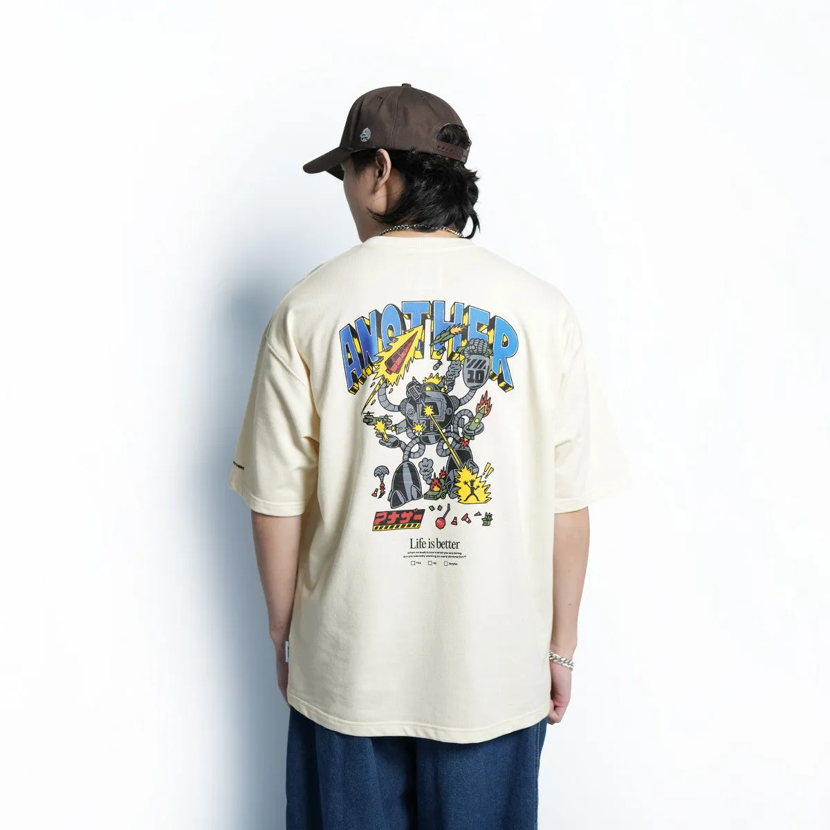 ANOTHER Life is Better Loose Tee - 9069