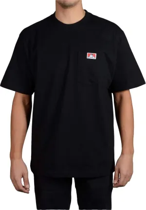 Ben Davis Men's Classic Label Short Sleeve Heavy Duty T-Shirt