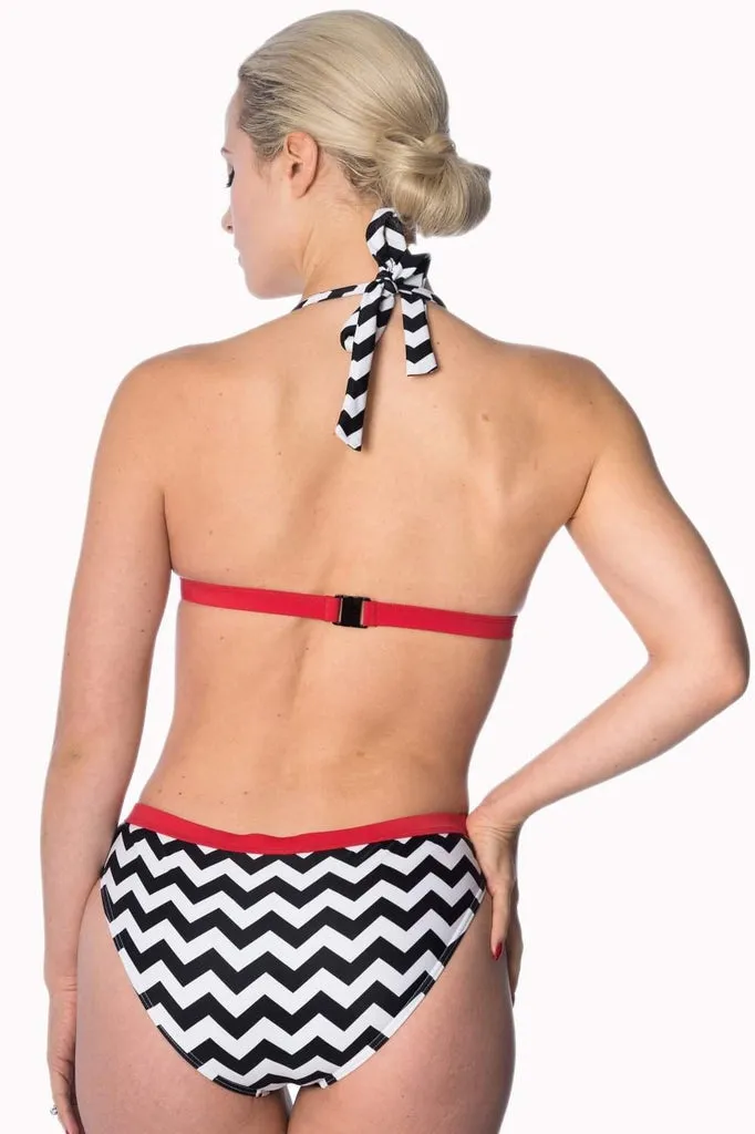 Black Coffee Two Piece Bikini Bottoms