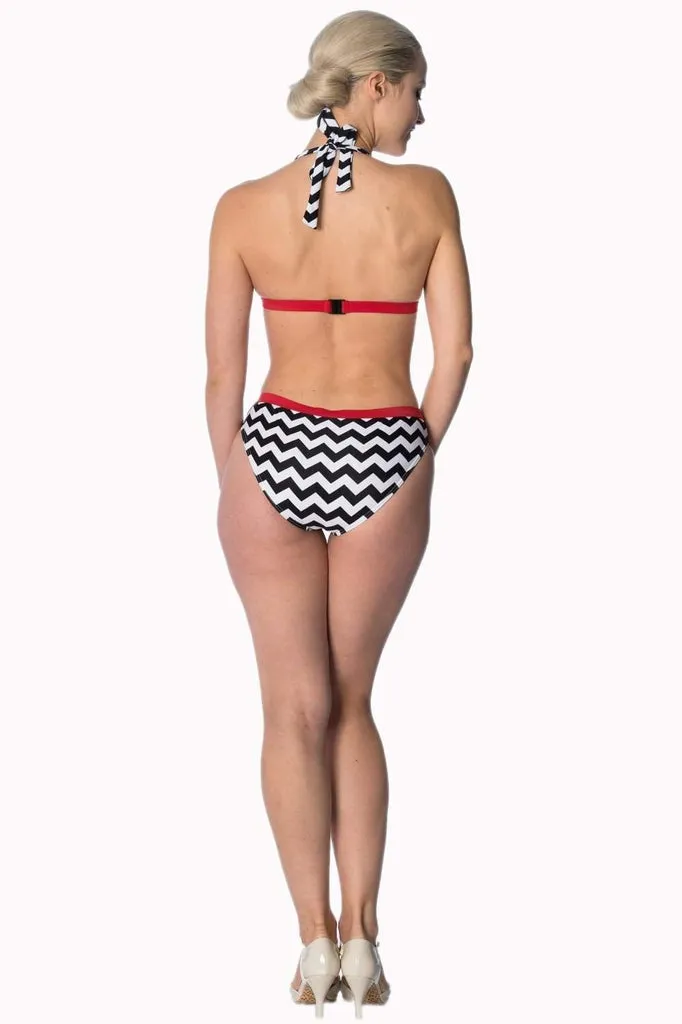 Black Coffee Two Piece Bikini Bottoms