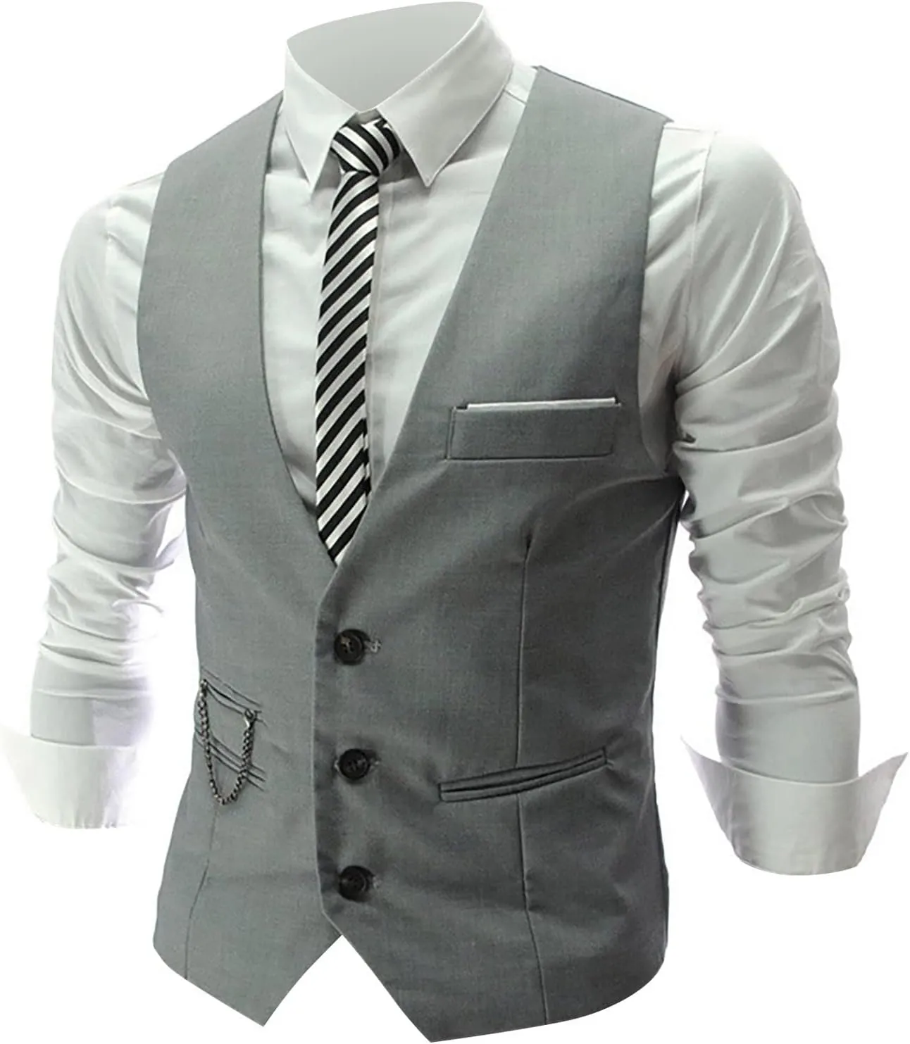 Black Vest 2024 V Neck Pocket Retro Color Vest Blouse With Button Suit Vest For Men Purple Vest For Men Mens Vest