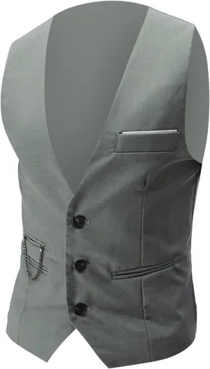 Black Vest 2024 V Neck Pocket Retro Color Vest Blouse With Button Suit Vest For Men Purple Vest For Men Mens Vest