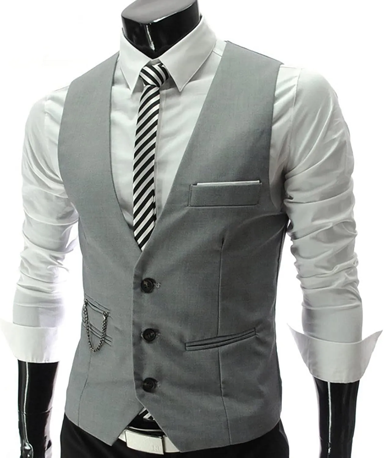 Black Vest 2024 V Neck Pocket Retro Color Vest Blouse With Button Suit Vest For Men Purple Vest For Men Mens Vest