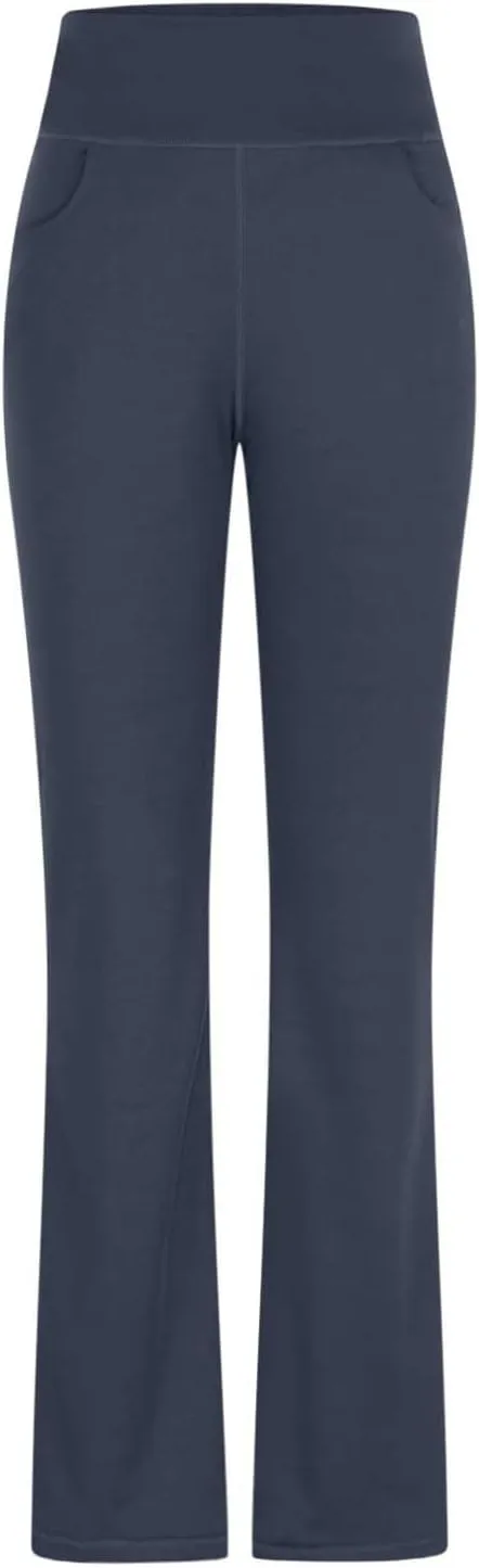 Bootcut Yoga Pants for Women Wide Leg Pants High Waist Workout Flare Pant Tummy Control Work Trouser Bottoms 4 Pockets