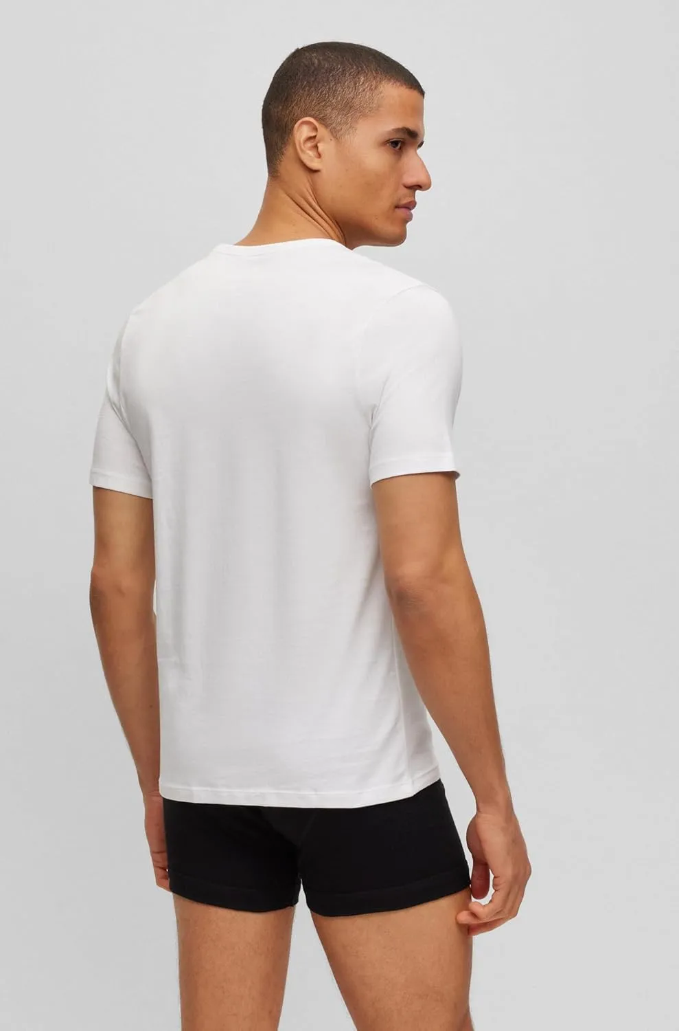 BOSS Men's 3-Pack V Neck Jersey T-Shirts