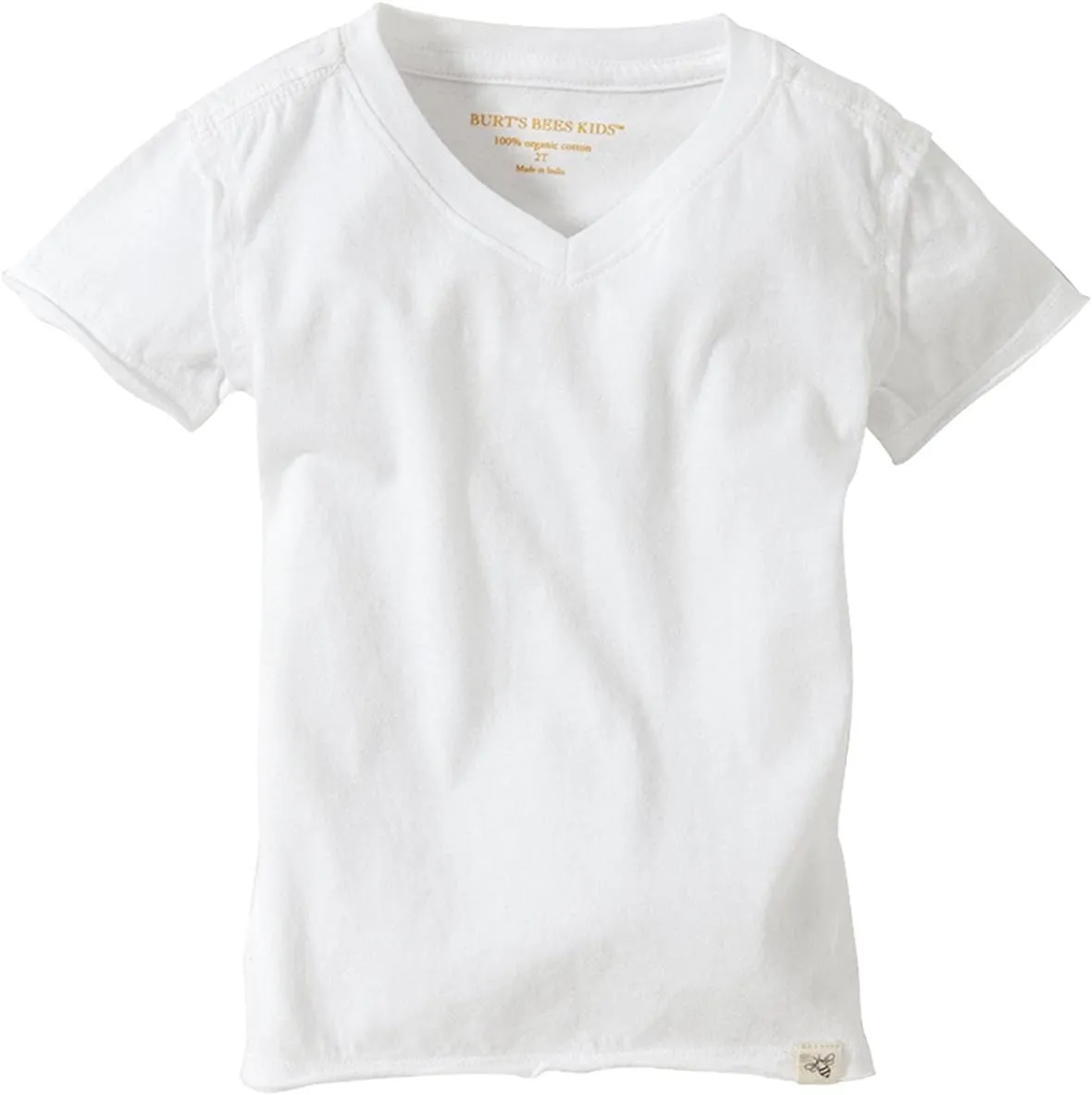 Burt's Bees Baby Boys Infant and Toddler 100% Organic Cotton Short Sleeve V Neck T-Shirts, Size 3 Months - 7 Years Old