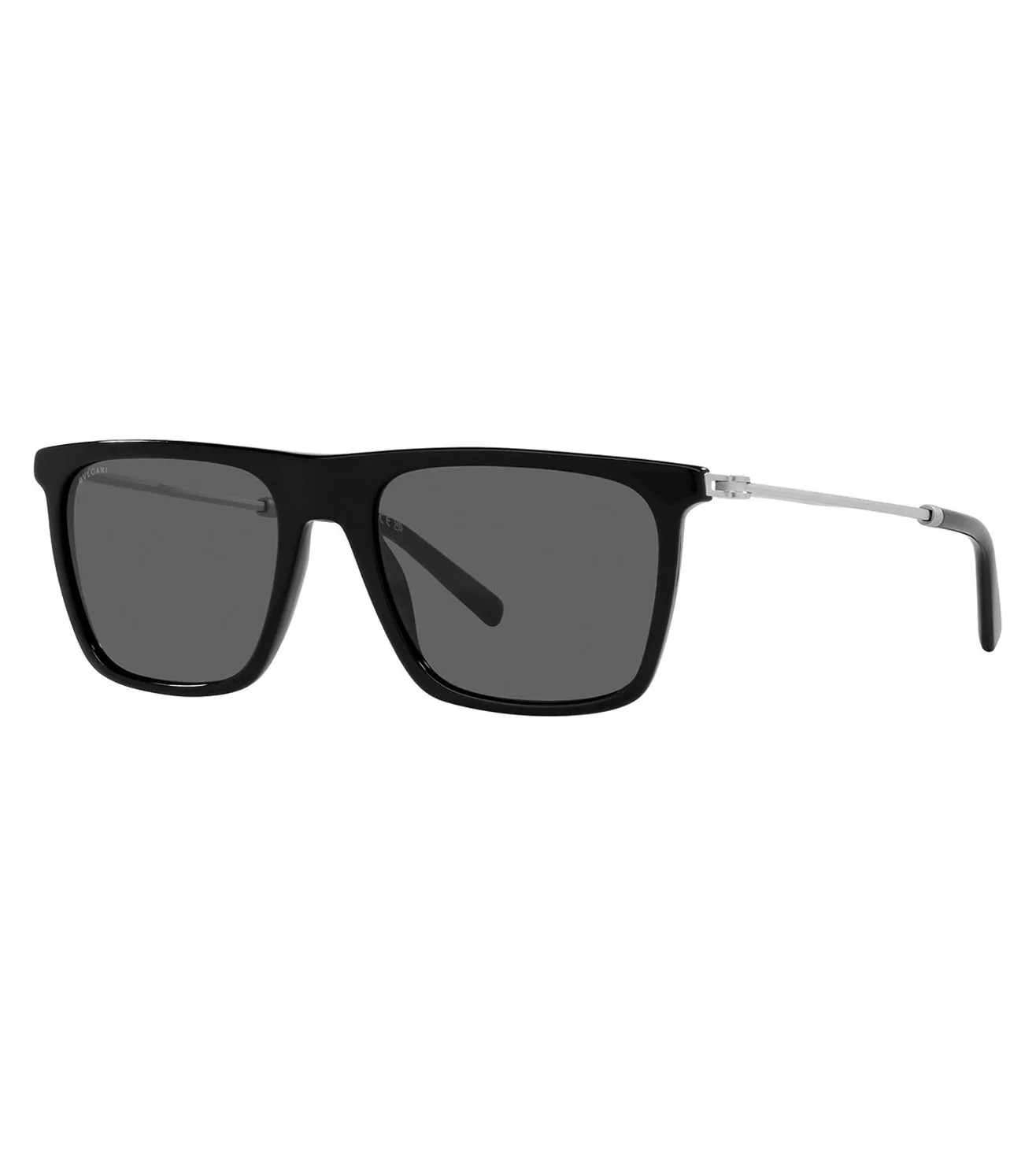 Bvlgari Men's Dark Grey Square Sunglasses