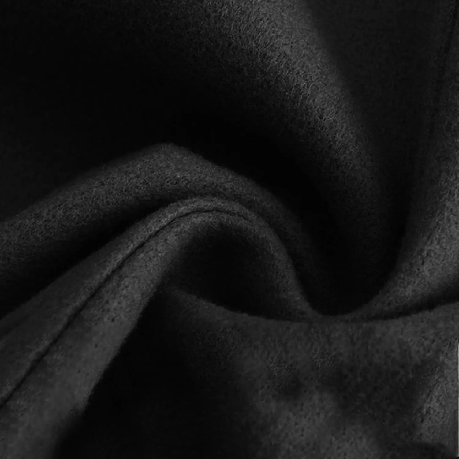 Cambkatl Wool Blend Trench Coat for Men Double Breasted Jacket Overcoat Classic Notched Collar Winter Pea Coat with Pockets