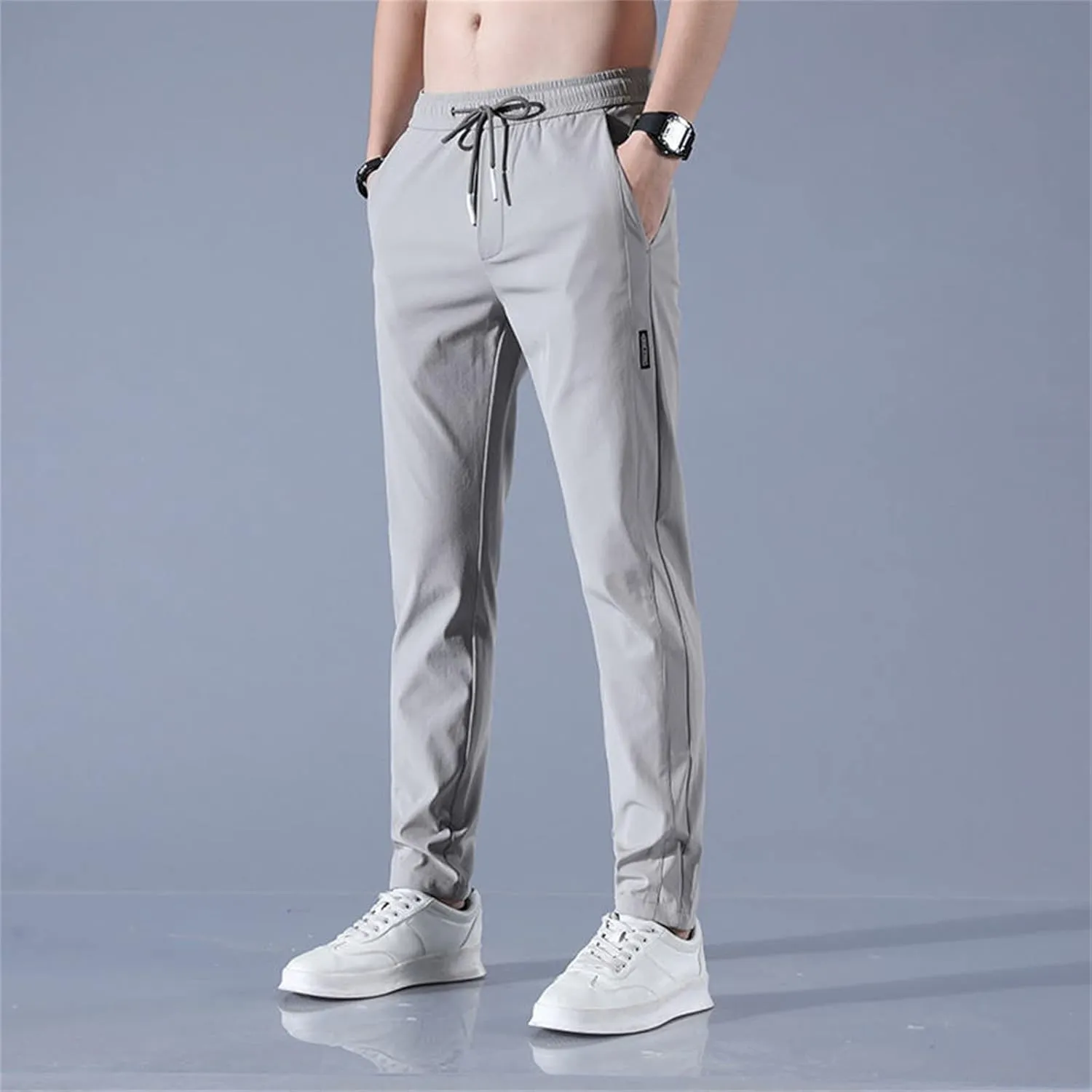 Cargo Work Pant Men's Twill Casual Pull-On Pants Gym Yoga Sweatpants Multiple Pockets Baggy Joggers Sweat Pant