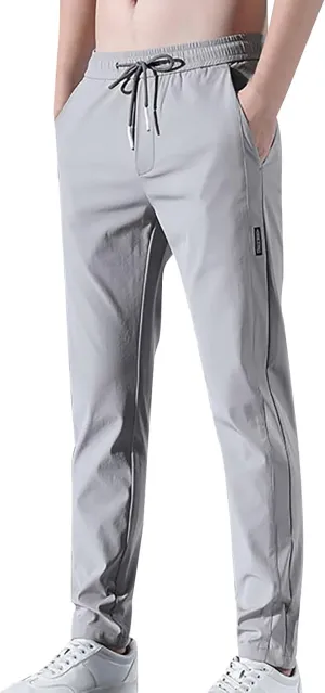 Cargo Work Pant Men's Twill Casual Pull-On Pants Gym Yoga Sweatpants Multiple Pockets Baggy Joggers Sweat Pant