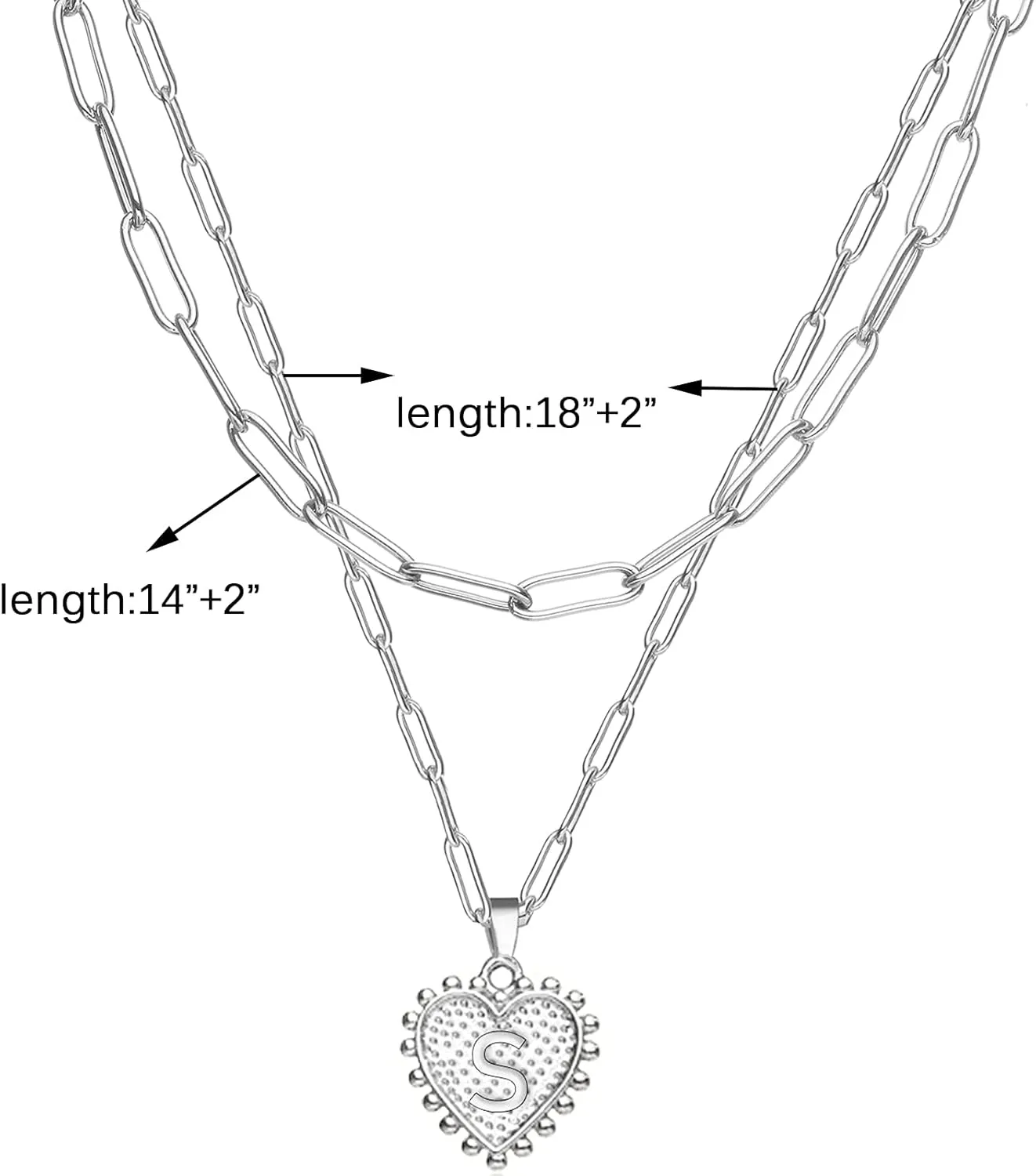 choice of all Initial Necklaces for Women Dainty Letter A-Z Pendant Necklace