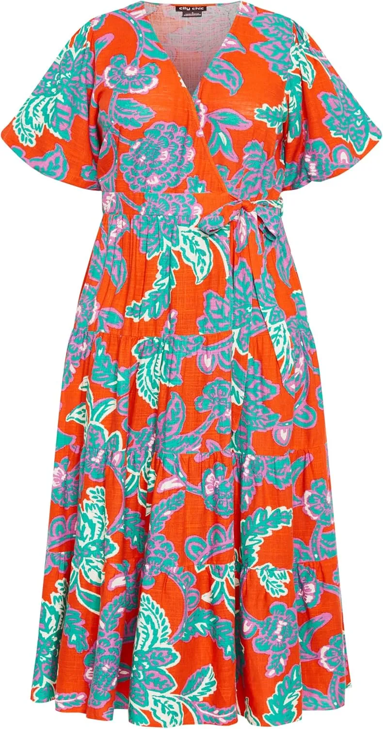 City Chic Plus Size Dress, Jezebel Maxi Dress
