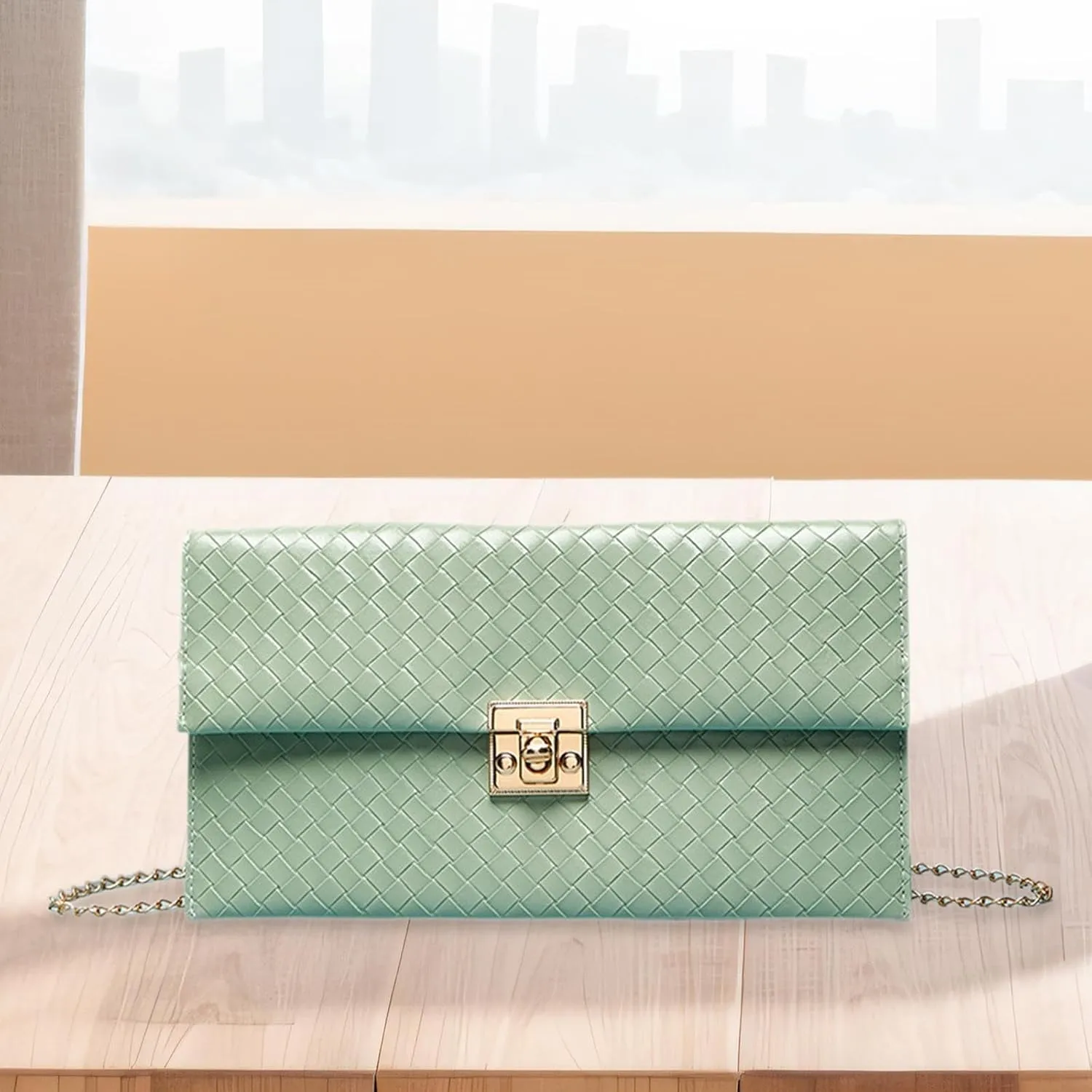 Clutch for Women Purse Elegant Evening Bag for Night Out Dinner Prom Travel