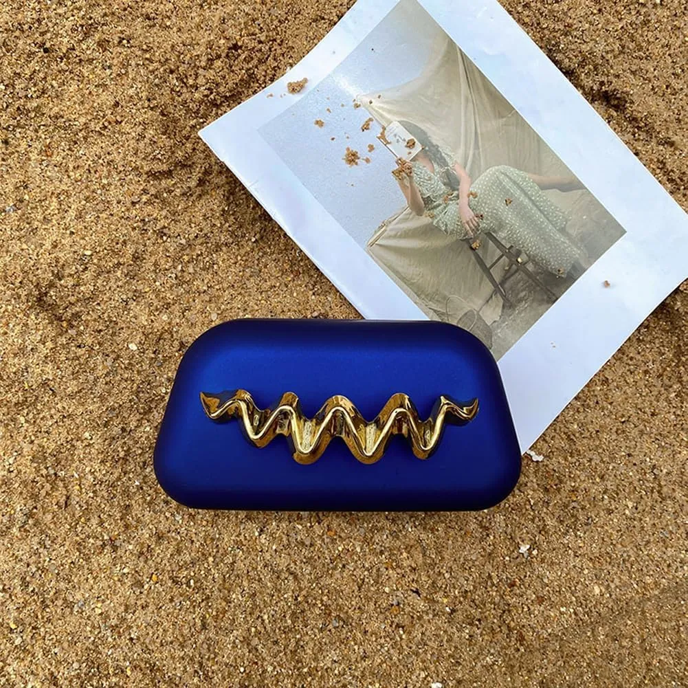 Clutch Purses for Women Chic Frosted Acrylic Evening Bag Formal Designer Handbags for Wedding Party Prom