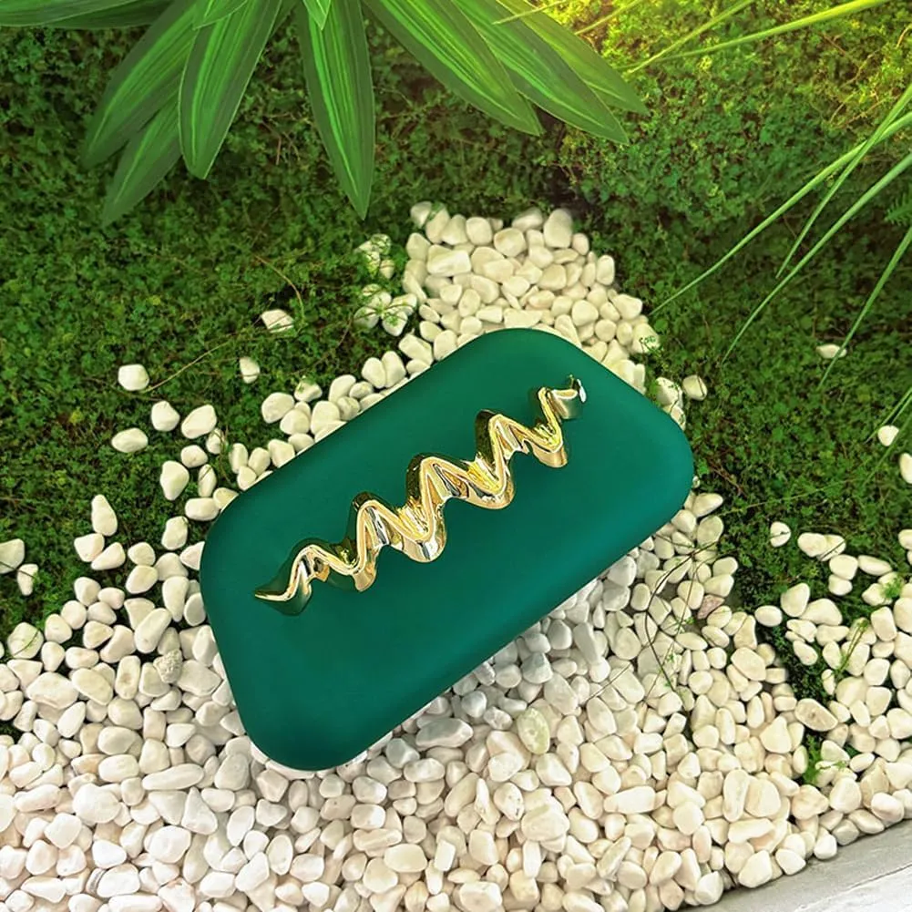 Clutch Purses for Women Chic Frosted Acrylic Evening Bag Formal Designer Handbags for Wedding Party Prom