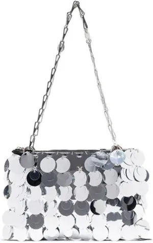Clutch Purses for Women Fashion Silver Sequins Handbags for Women Bling Bling Shoulder Bag for Wedding and Party Events