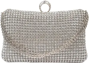 Clutch Purses for Women Fashion Women Evening Bags with Tassel Luxury Clutch Purse for Wedding and Party Stylish Shoulder Chain Handbags