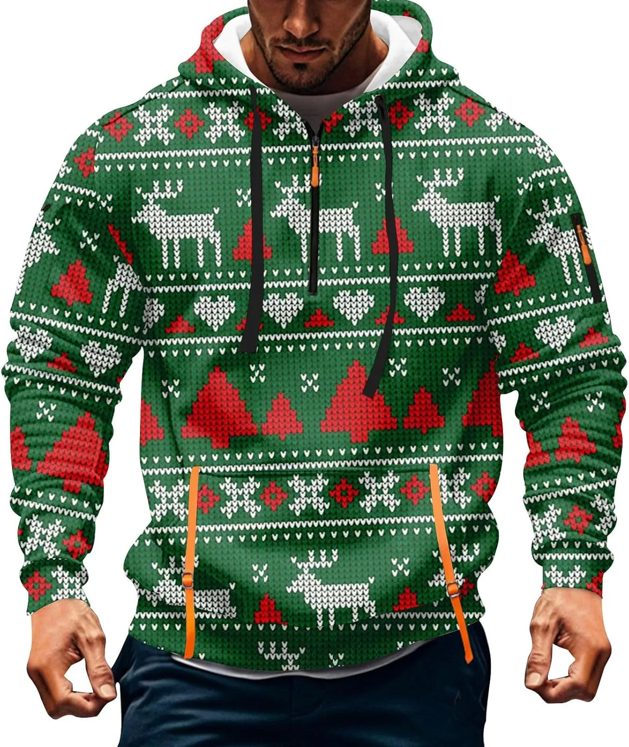 Comfy Hoodie Oversized Long Sleeve Tactical Hoodies: Graphic Sweater Ugly Vintage Aztec Sweater Sweatshirts