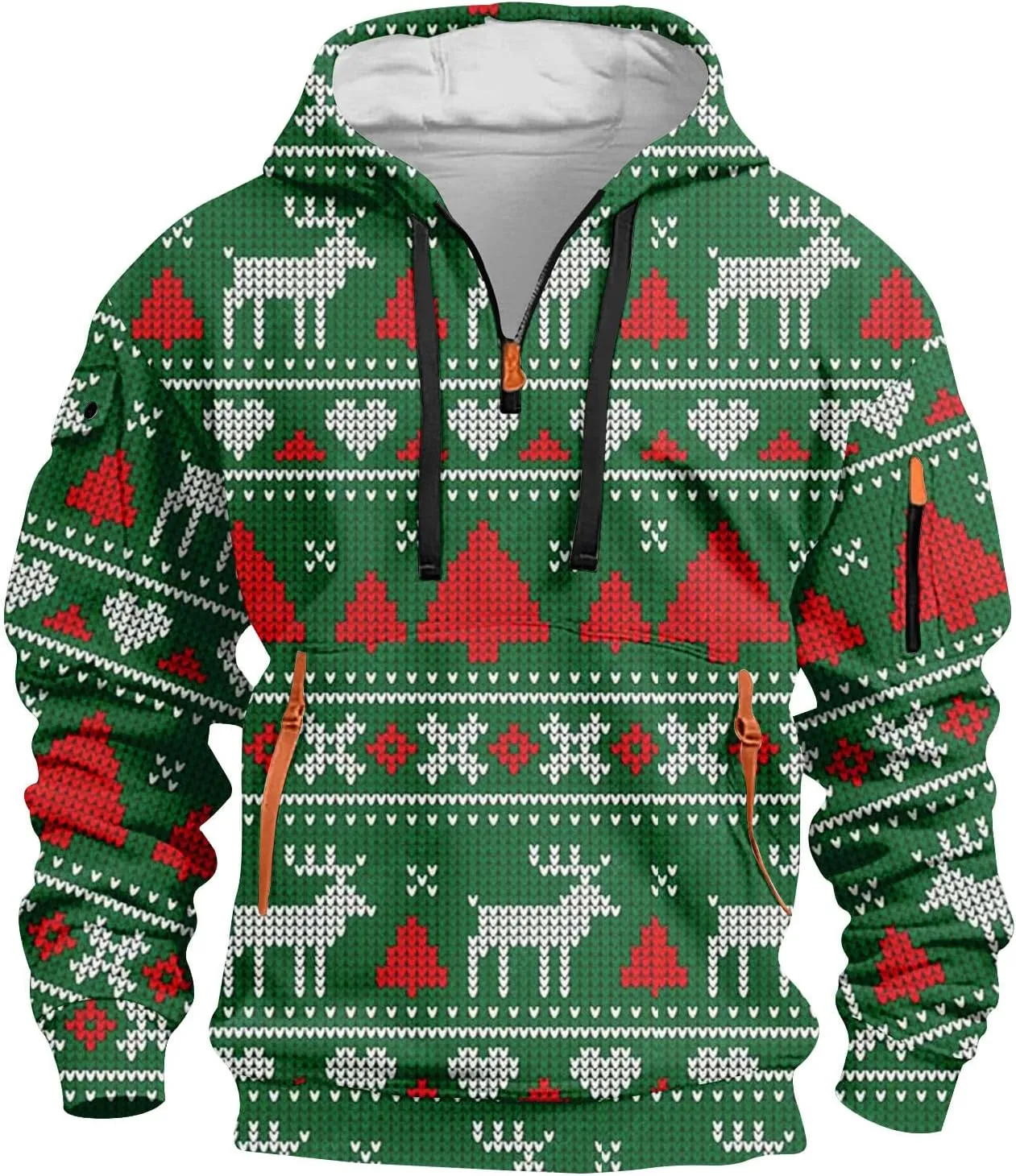 Comfy Hoodie Oversized Long Sleeve Tactical Hoodies: Graphic Sweater Ugly Vintage Aztec Sweater Sweatshirts