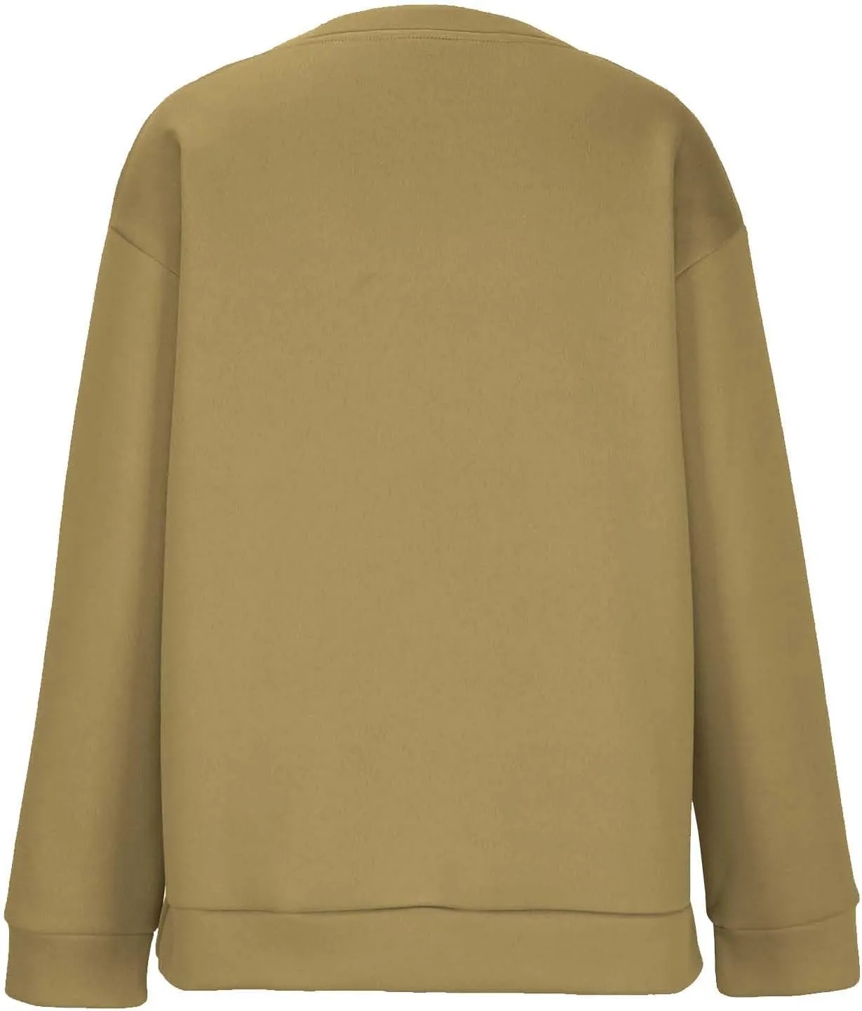 Crewneck Sweatshirts for Women Trendy 2024 Solid Color Pullover Tops Long Sleeve Sweatshirt Tunic Fall Winter Clothes