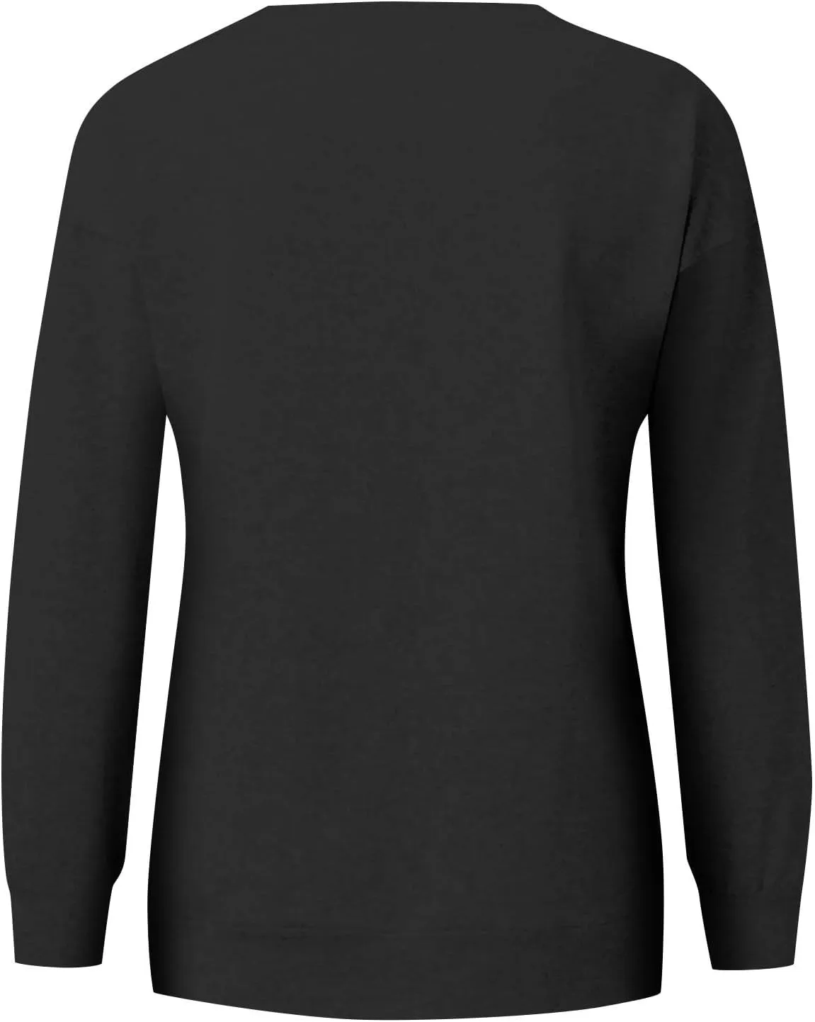 Crewneck Sweatshirts Women Fleece Sweatshirt with Pocket Long Sleeve Shirts Hoodies Pullover Cute Sweaters Tops