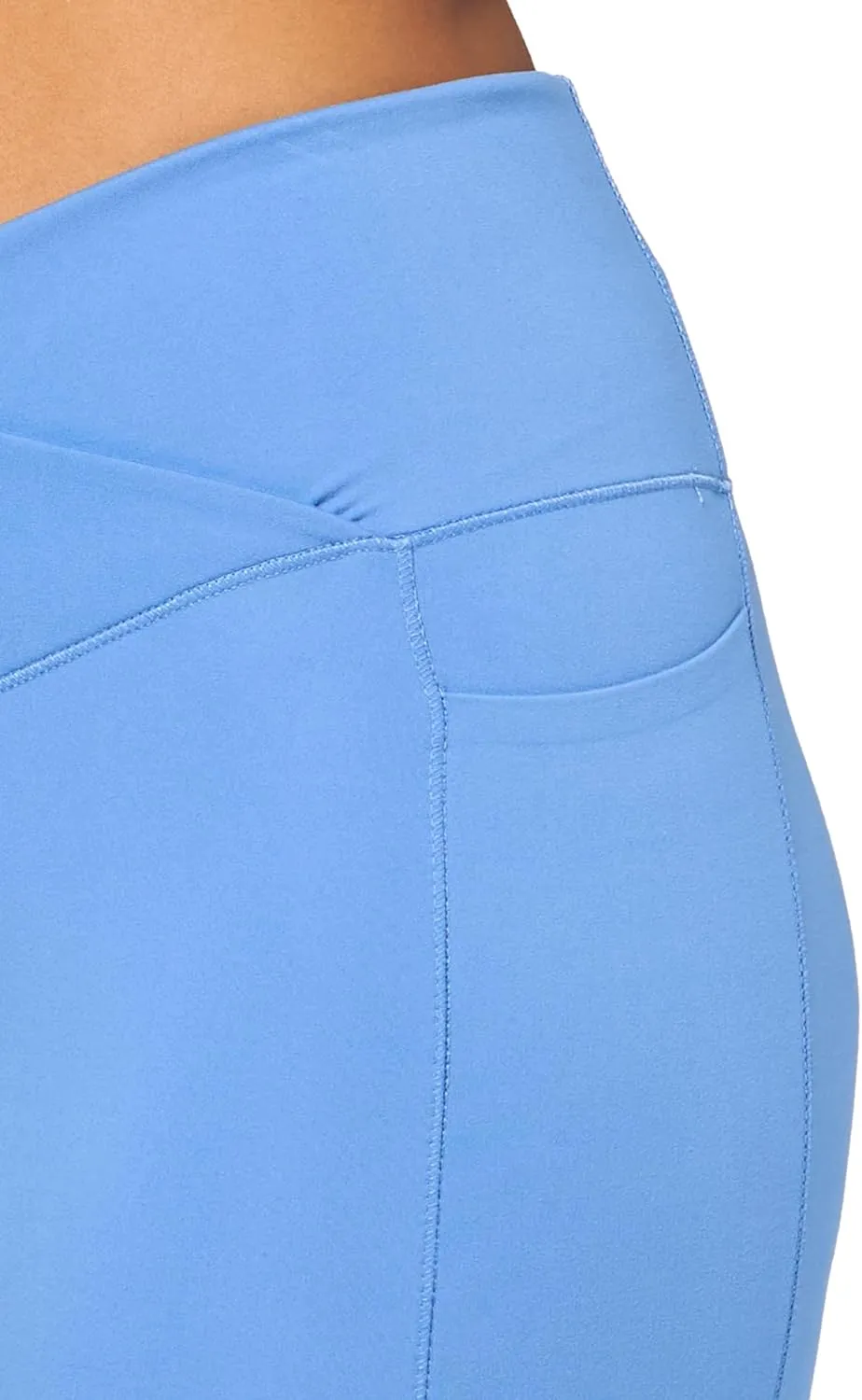 Danskin Women's Endurance Crossover Waist Crop Leggings