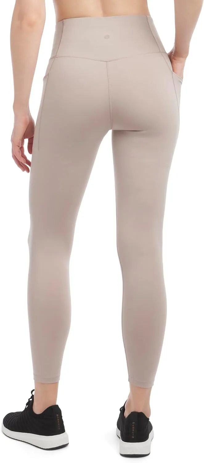 Danskin Women's Satin Stitch High Rise 7/8 Leggings