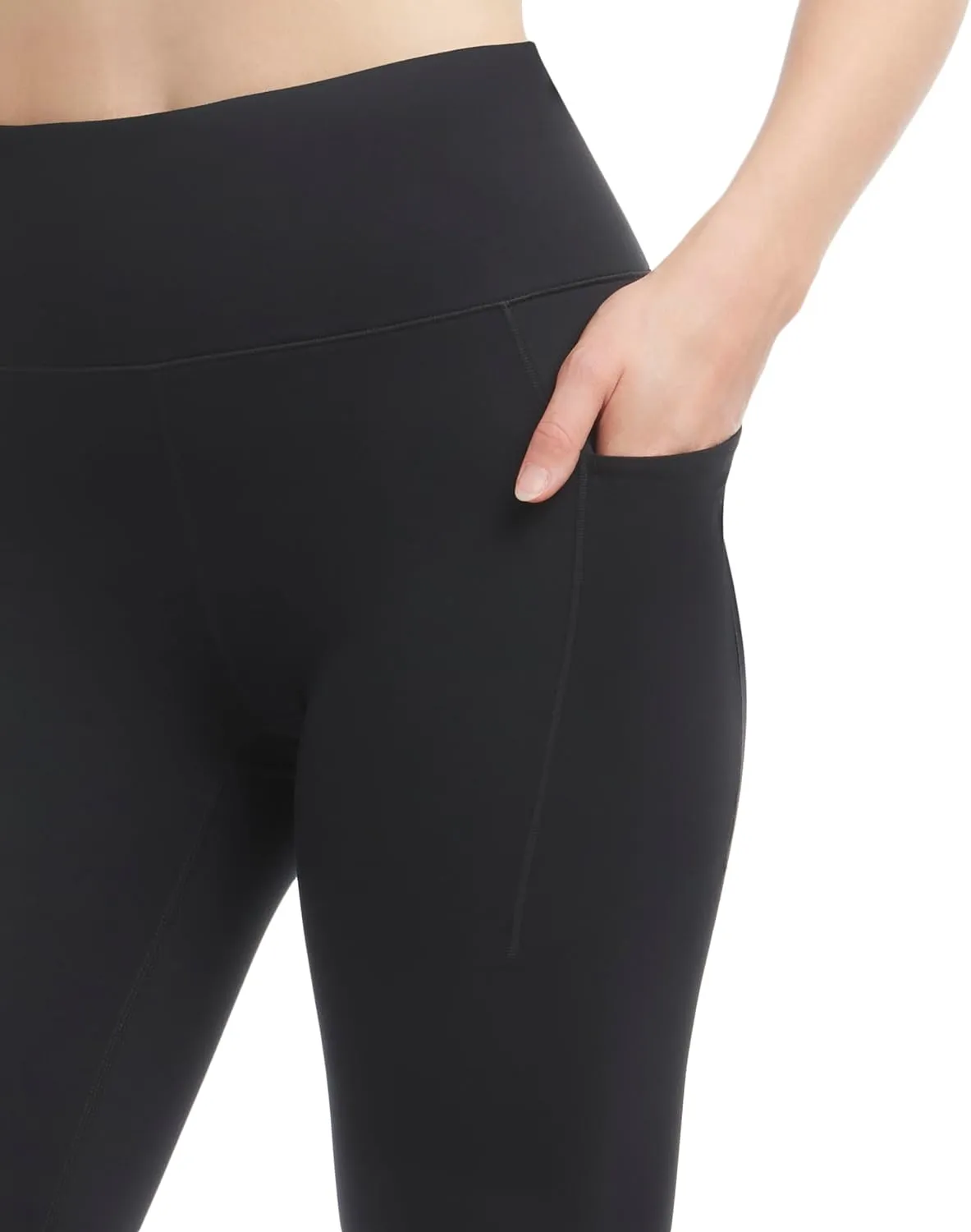 Danskin Women's Satin Stitch High Rise 7/8 Leggings