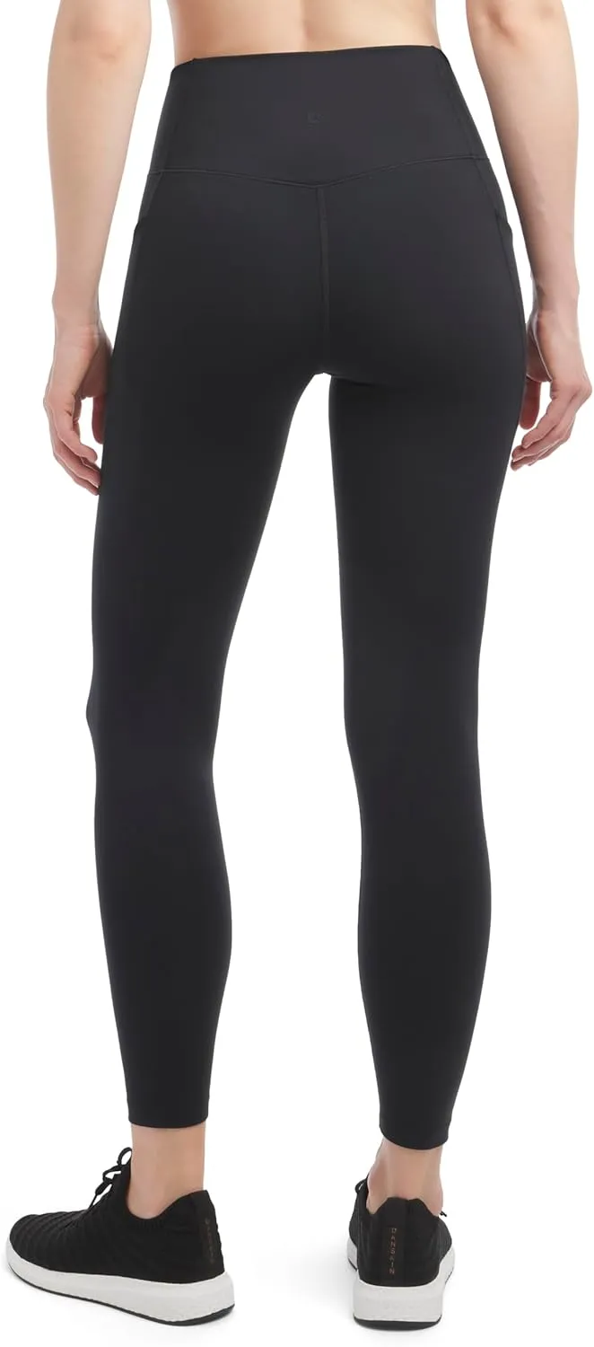 Danskin Women's Satin Stitch High Rise 7/8 Leggings