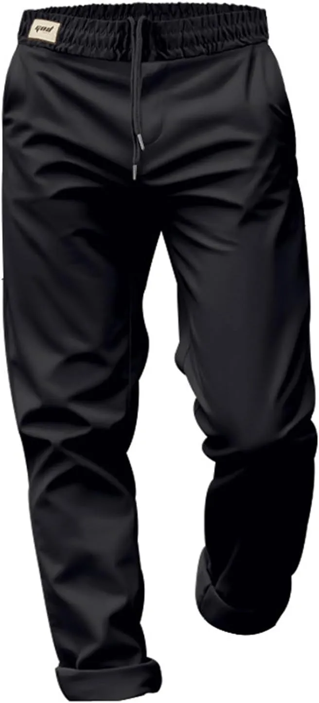 Dress Pants for Men Baggy Business Casual Drawstring Chino Pants with Pockets Quick Dry Dressy Pants with Pockets