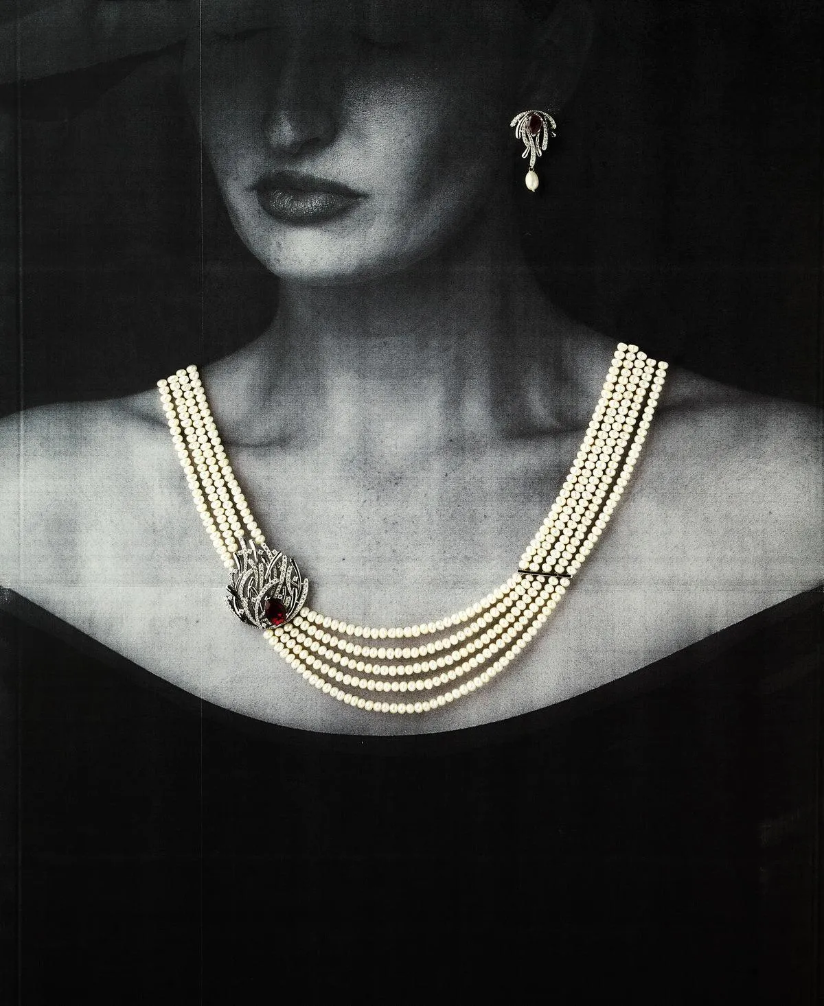 Exquisite Real Pearl Necklace Set