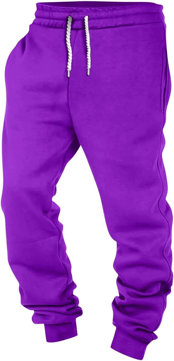 Fashion Mens Cargo Pants Men's Casual Cargo Pants Drawstring Hiking Pants Workout Tactical Joggers Sweatpants for Men
