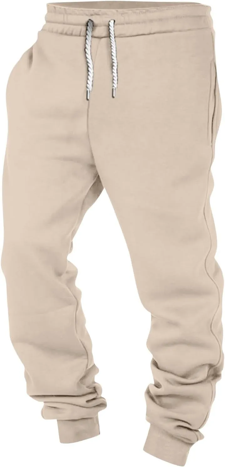 Fashion Mens Cargo Pants Men's Casual Cargo Pants Drawstring Hiking Pants Workout Tactical Joggers Sweatpants for Men