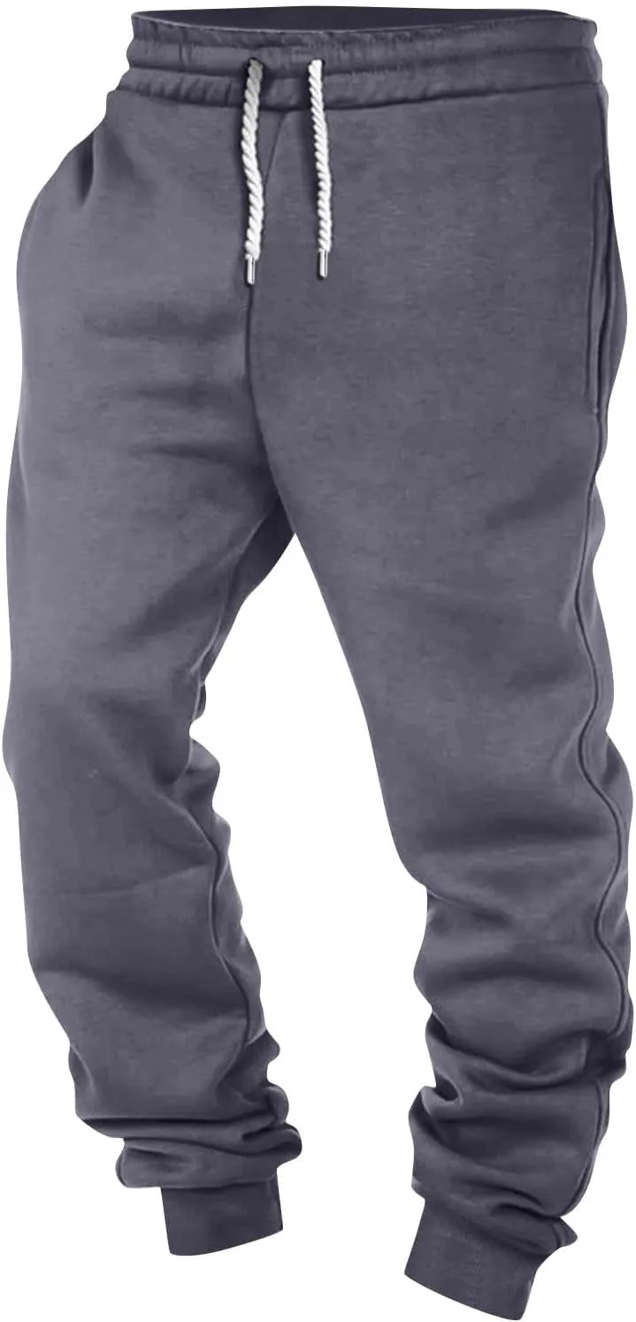 Fashion Mens Cargo Pants Men's Casual Cargo Pants Drawstring Hiking Pants Workout Tactical Joggers Sweatpants for Men