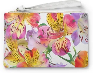 Floral Clutch Bag, Chic Purse for Summer Outings, Handbag for Weddings, Eco-Friendly Gift, Trendy Accessory