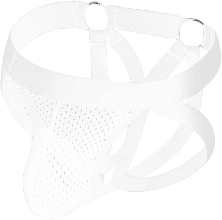 FYMNSI Mens Sexy Bandage G-String Bulge Pouch Briefs Thong T-Back Strap Bikini Underwear Sleepwear Lingerie Underpants