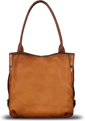 Genuine Leather Shoulder Bag Purse for Women Retro Top Handle Bags Handmade Vintage Crossbody Tote Handbags Purse