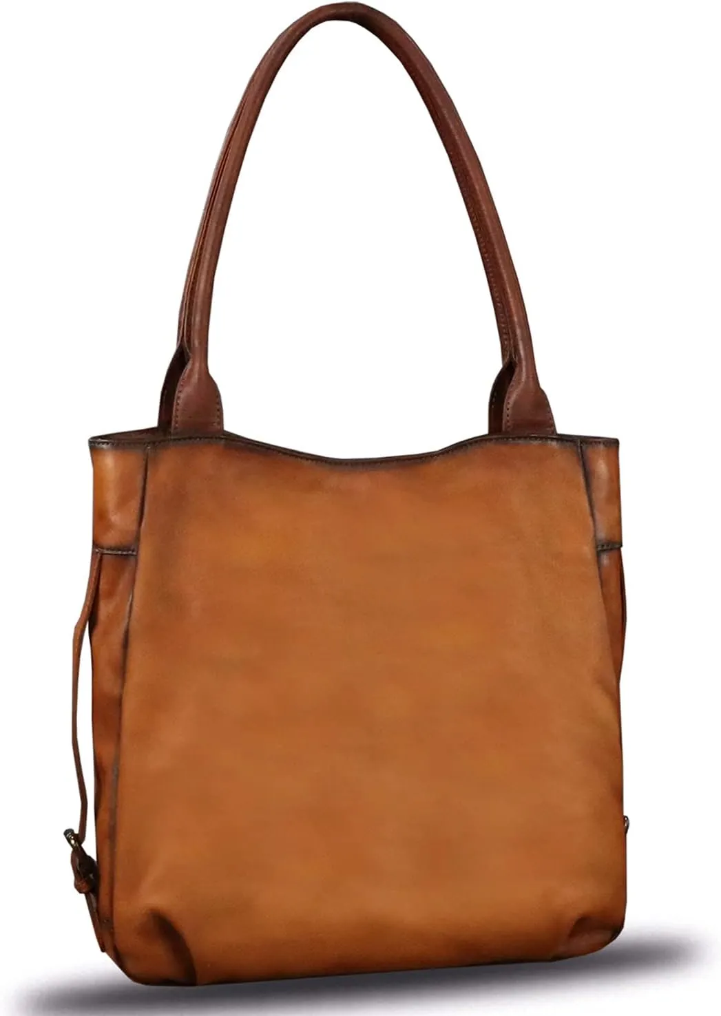 Genuine Leather Shoulder Bag Purse for Women Retro Top Handle Bags Handmade Vintage Crossbody Tote Handbags Purse