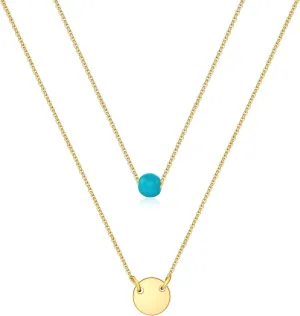 Giftall Dainty Necklaces for Women Layered Necklaces Gold Plated Coin Choker Necklace Women Jewelry