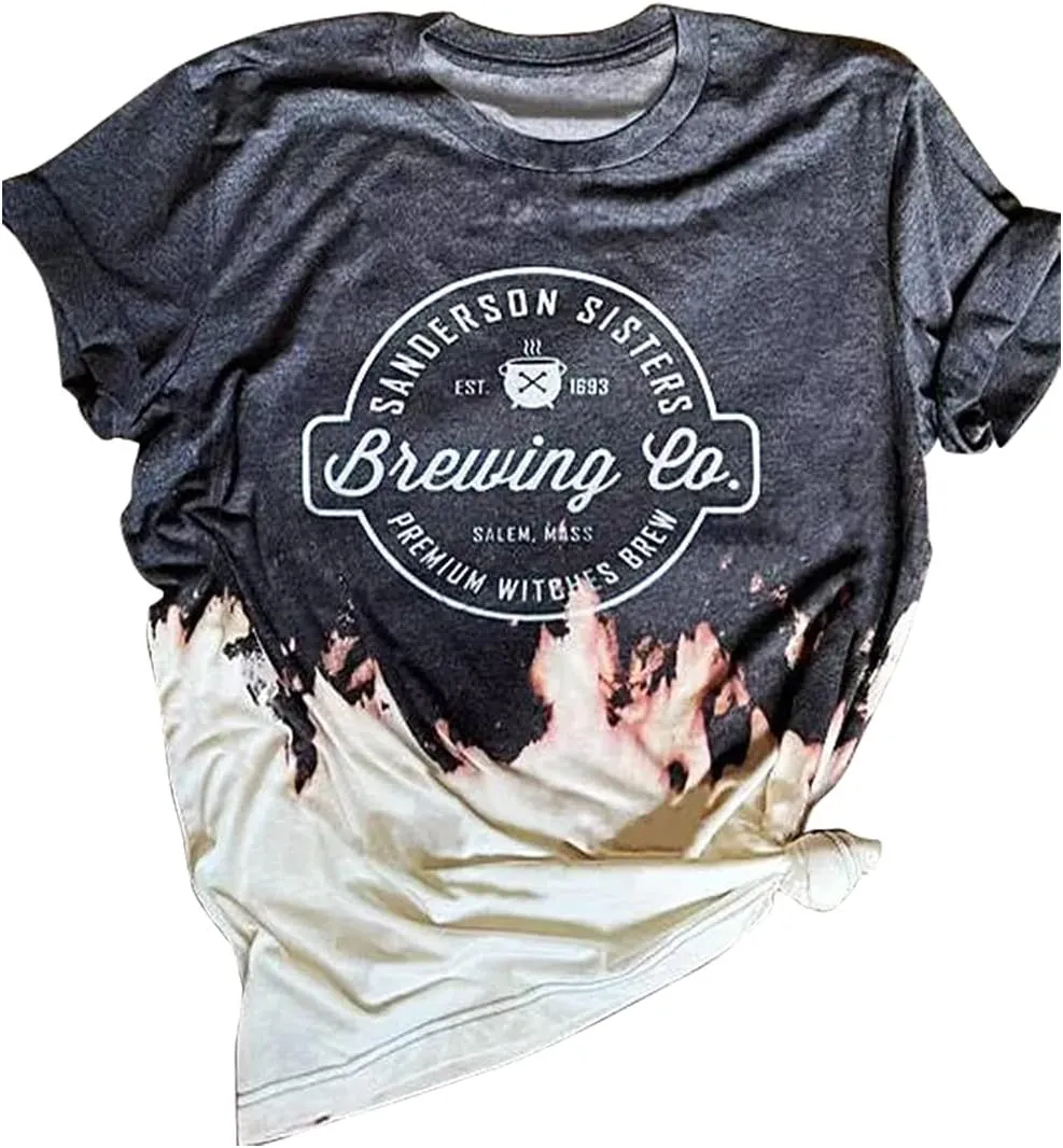 Girls Will Be Girls Shirts Witch Feminist V Neck T Shirts for Women Witchy Graphic Shirts Feminist Witch Women Tee Tops