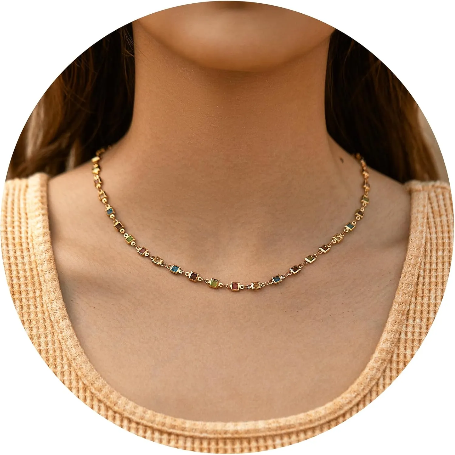 Gold Necklaces for Women-Gold Chains Necklaces Romantiic Birthday Valentine's Day Mothers' Day Gifts