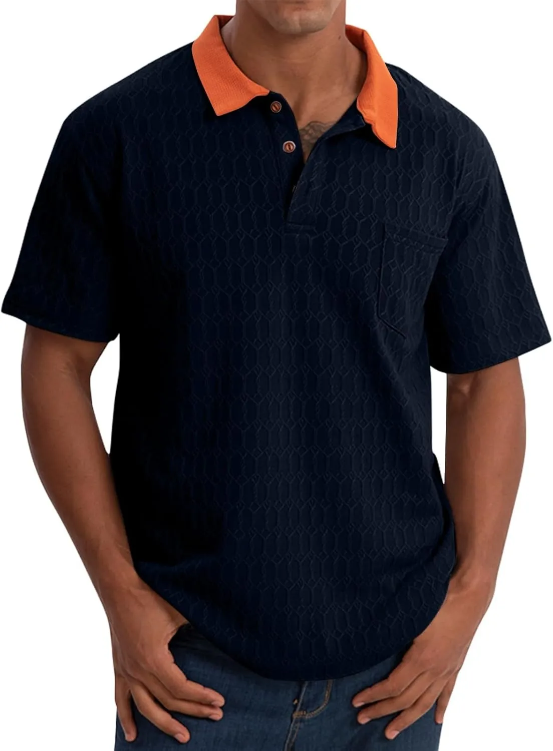 Golf Shirts for Men Mens Hawaiian Shirt Funny Shirts for Men- Mens Golf Shirt Mens Workout Shirts