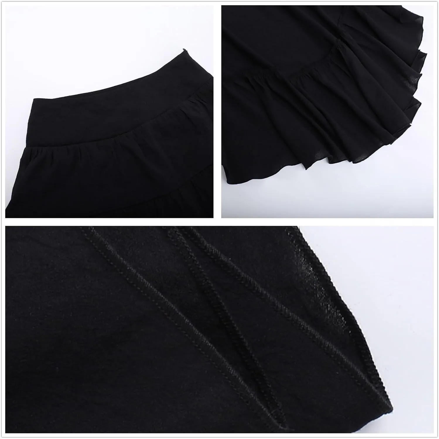 Gothic Skirts for Women Punk Rave Y2k Emo Fairy Grunge Goth Steampunk
