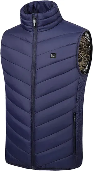 Heated Vest for Men Thermal Jacket Rechargeable Heated Jacket Sleeveless Down Jackets for Women Warm Outdoor Clothing