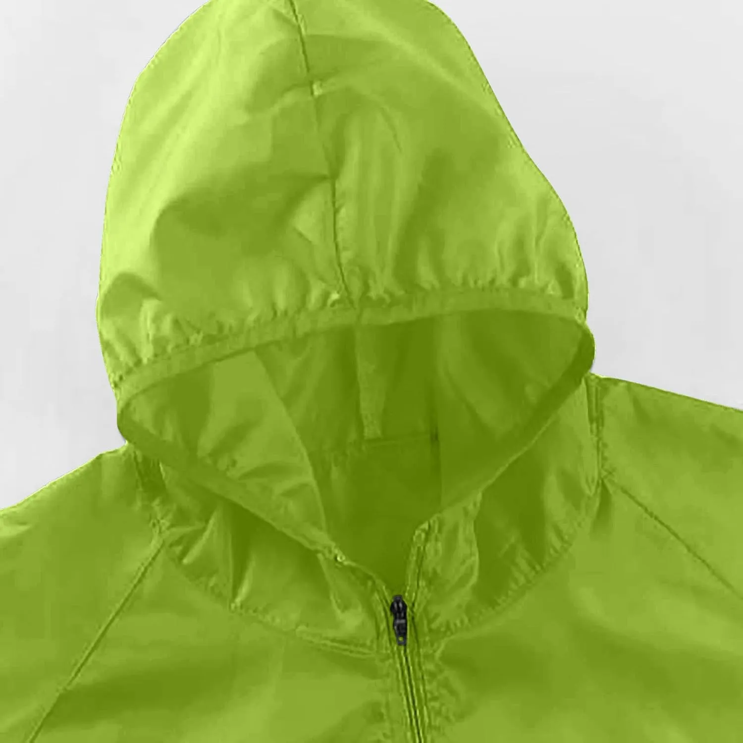 HGps8w Women's Lightweight Windbreaker Quick Dry Full Zip Hooded Jackets Windproof Outdoor Sun Protection Athletic Outerwear