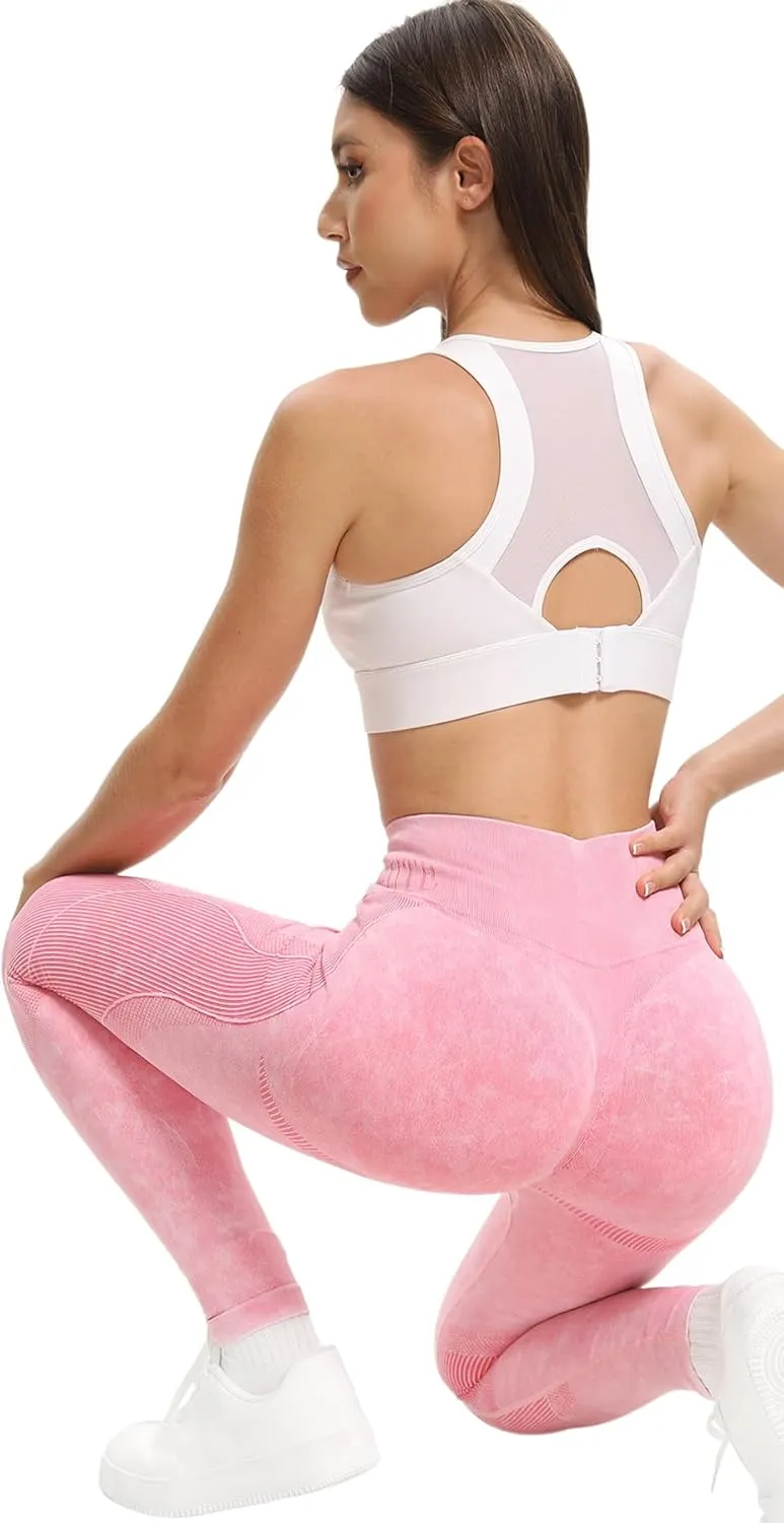 High Waisted Leggings for Women Tummy Control Soft Butt Lifting Yoga Pants Stretchy Workout Non See Through Leggings